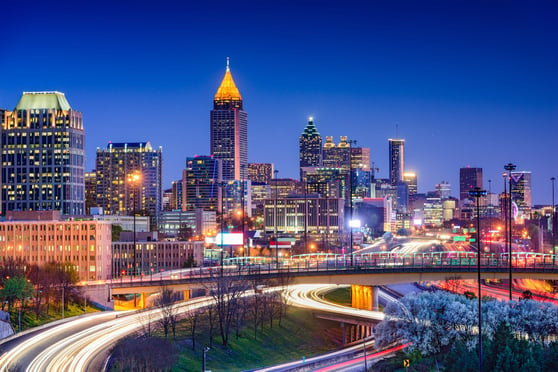 Downtown Atlanta, Georgia.